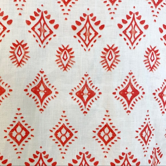 Chelsea & Theodore Linen Embroidered Boho Top - Picture 10 of 13